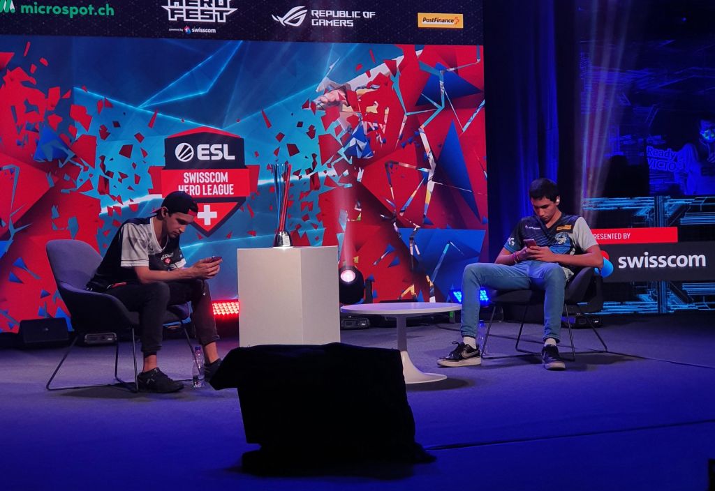 Senpai Rekt at the finals of the 4th Swisscom Hero League Finals in Bern.